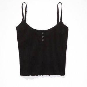AE Daily Fave Cropped Henley Cami